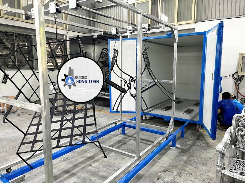 Hệ thống máy sơn tĩnh điện bột