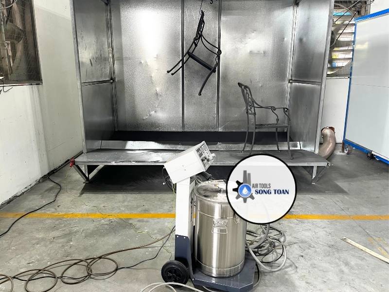 Hệ thống máy sơn tĩnh điện bột
