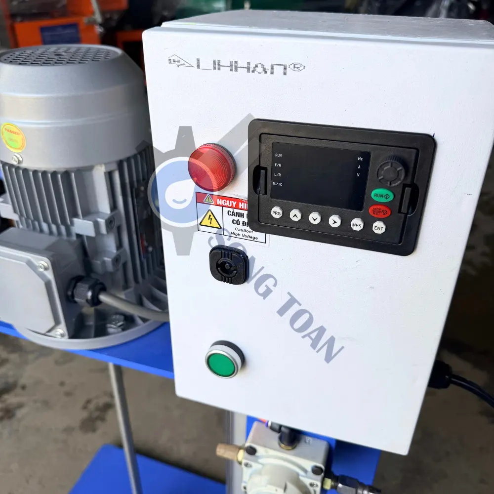 máy khuấy thùng 20 lít nâng hạ tự động