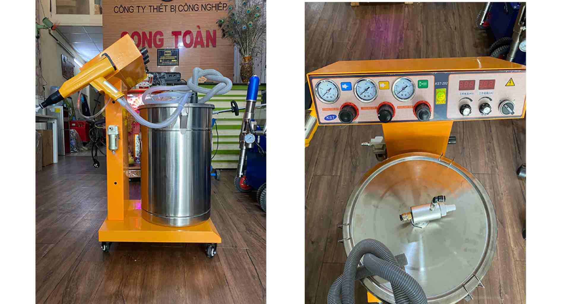 phun sơn tĩnh điện bột KST-202