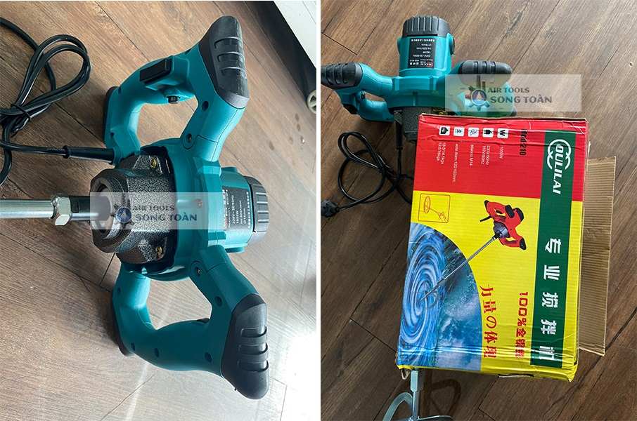 khuấy sơn cầm tay sử dụng điện Oulilai