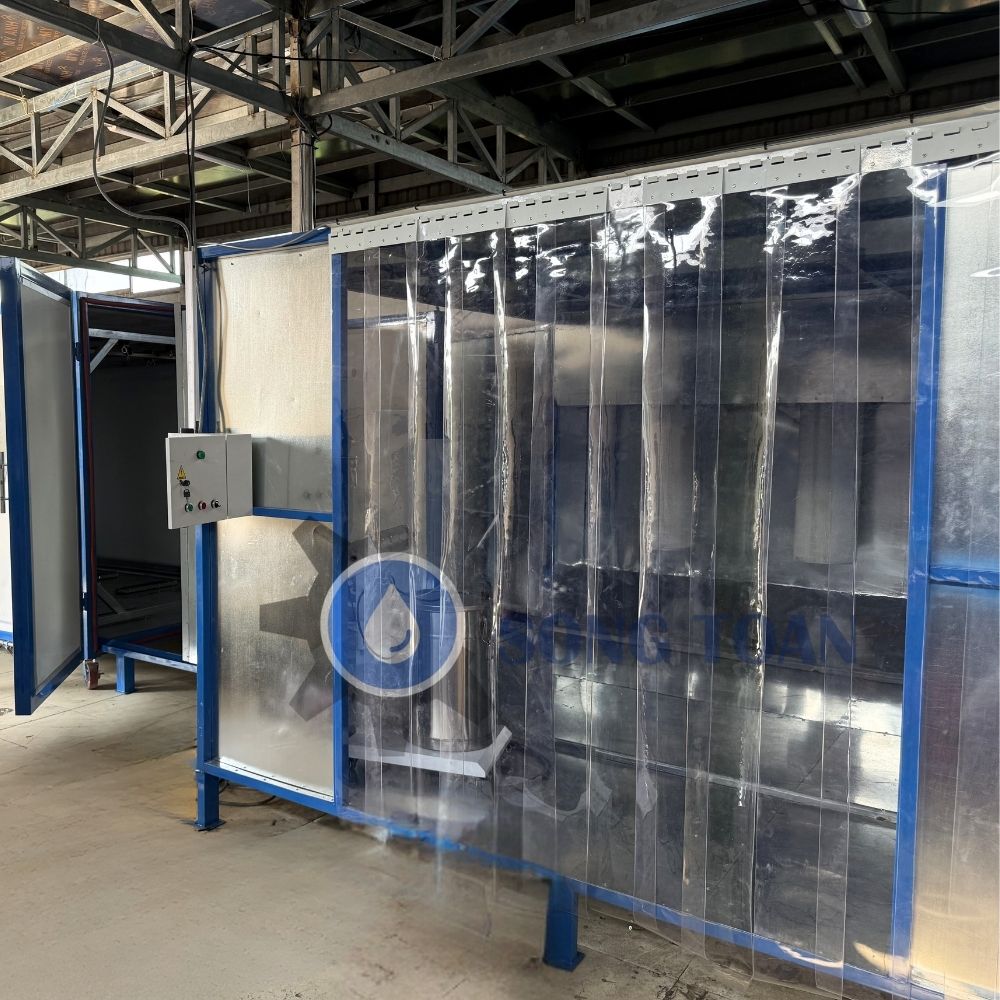 DỰ ÁN: CUNG CẤP HỆ THỐNG SƠN TĨNH ĐIỆN (MÁY PHUN SƠN + BUỒNG PHUN + LÒ SẤY)  - TỰ CHỦ QUY TRÌNH SẢN XUẤT