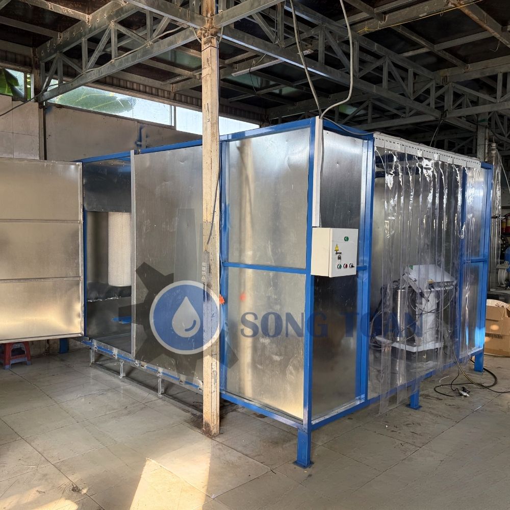 DỰ ÁN: CUNG CẤP HỆ THỐNG SƠN TĨNH ĐIỆN (MÁY PHUN SƠN + BUỒNG PHUN + LÒ SẤY)  - TỰ CHỦ QUY TRÌNH SẢN XUẤT
