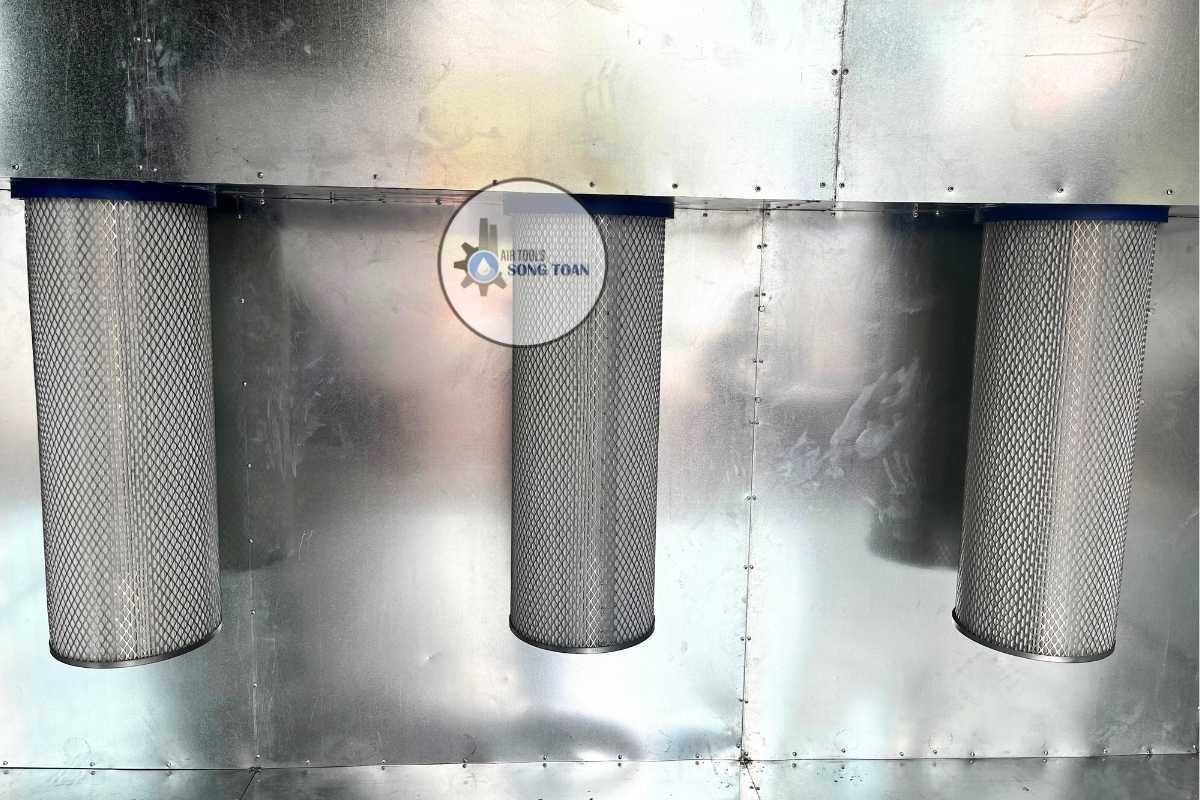 Bộ thu hồi bột sơn tĩnh điện bằng filter