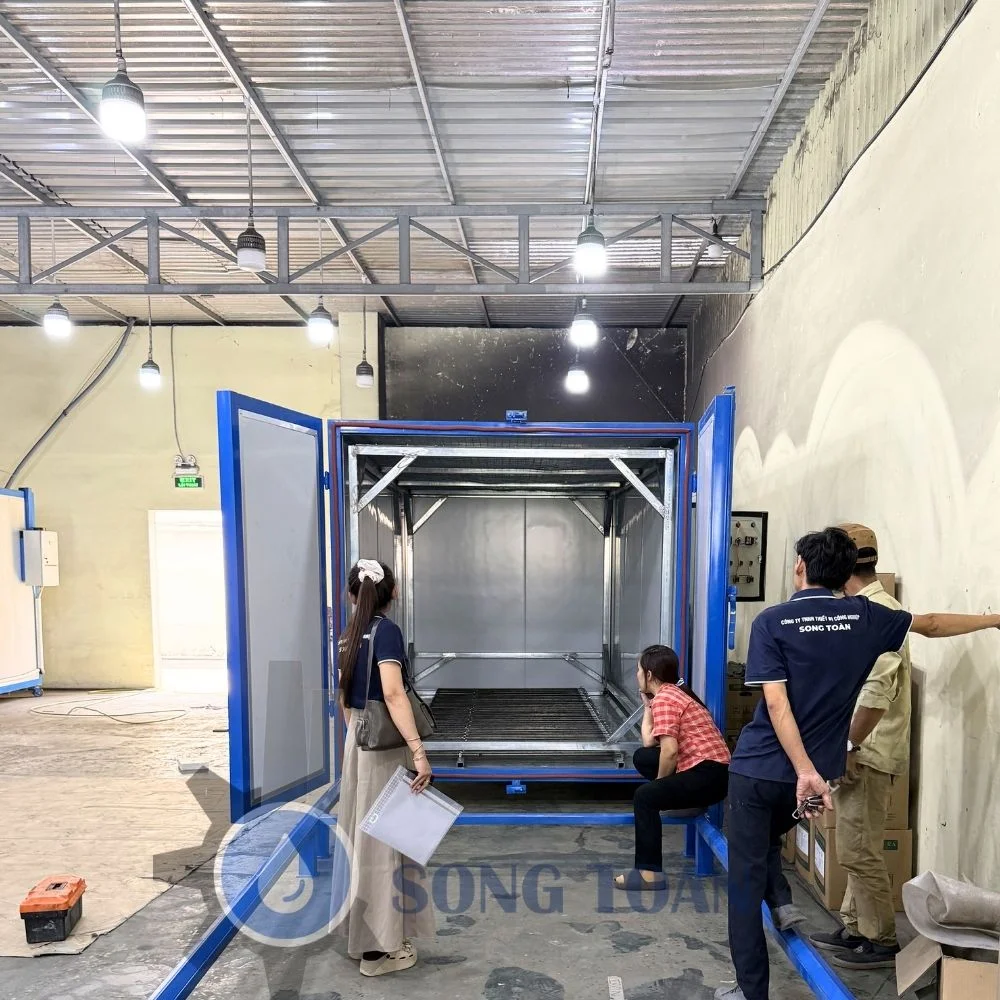 DỰ ÁN: CUNG CẤP GIẢI PHÁP ỨNG DỤNG SƠN TĨNH ĐIỆN LÊN BỀ MẶT INOX