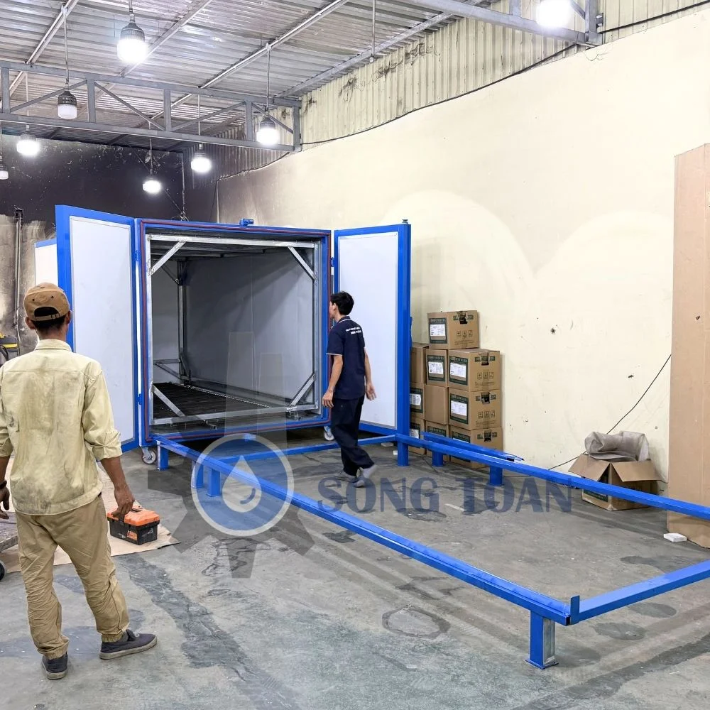 DỰ ÁN: CUNG CẤP GIẢI PHÁP ỨNG DỤNG SƠN TĨNH ĐIỆN LÊN BỀ MẶT INOX