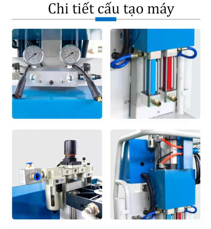 Chi tiết cấu tạo máy phun foam