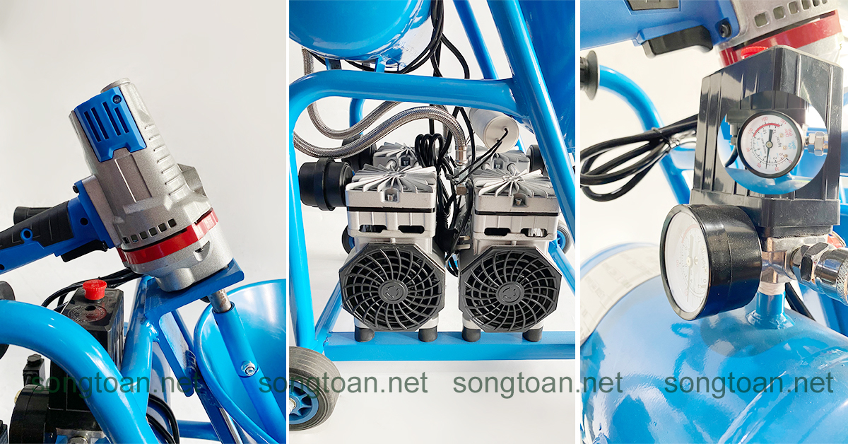 chi tiết máy phun sơn chống thấm