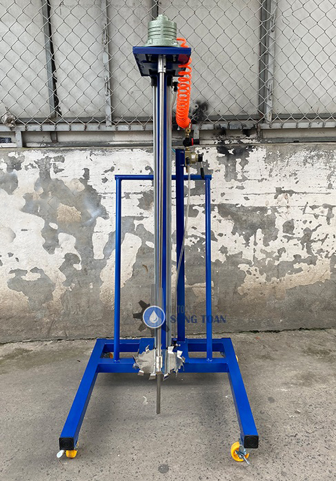 máy khuấy hóa chất nâng hạ tự động v4 hcm