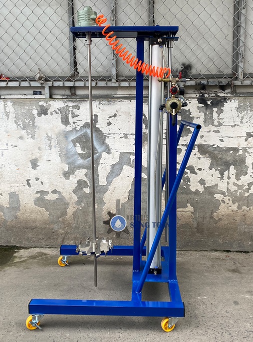 máy khuấy hóa chất nâng hạ tự động v4 hcm 3