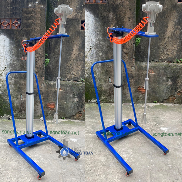 máy khuấy nâng hạ tự động