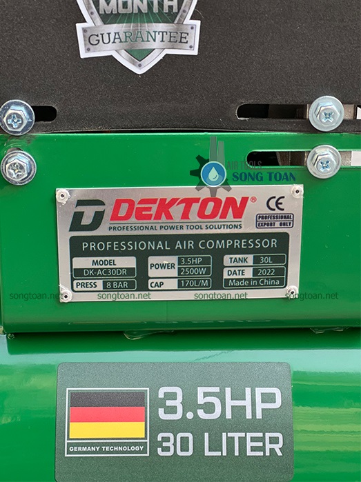 máy nén khí 3.5hp xanh 3