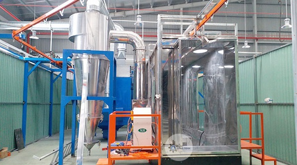 máy phun sơn tĩnh điện bột sooho