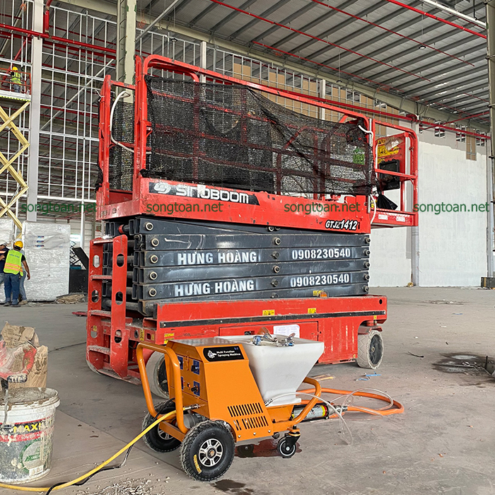 máy phun vữa chống cháy hcm