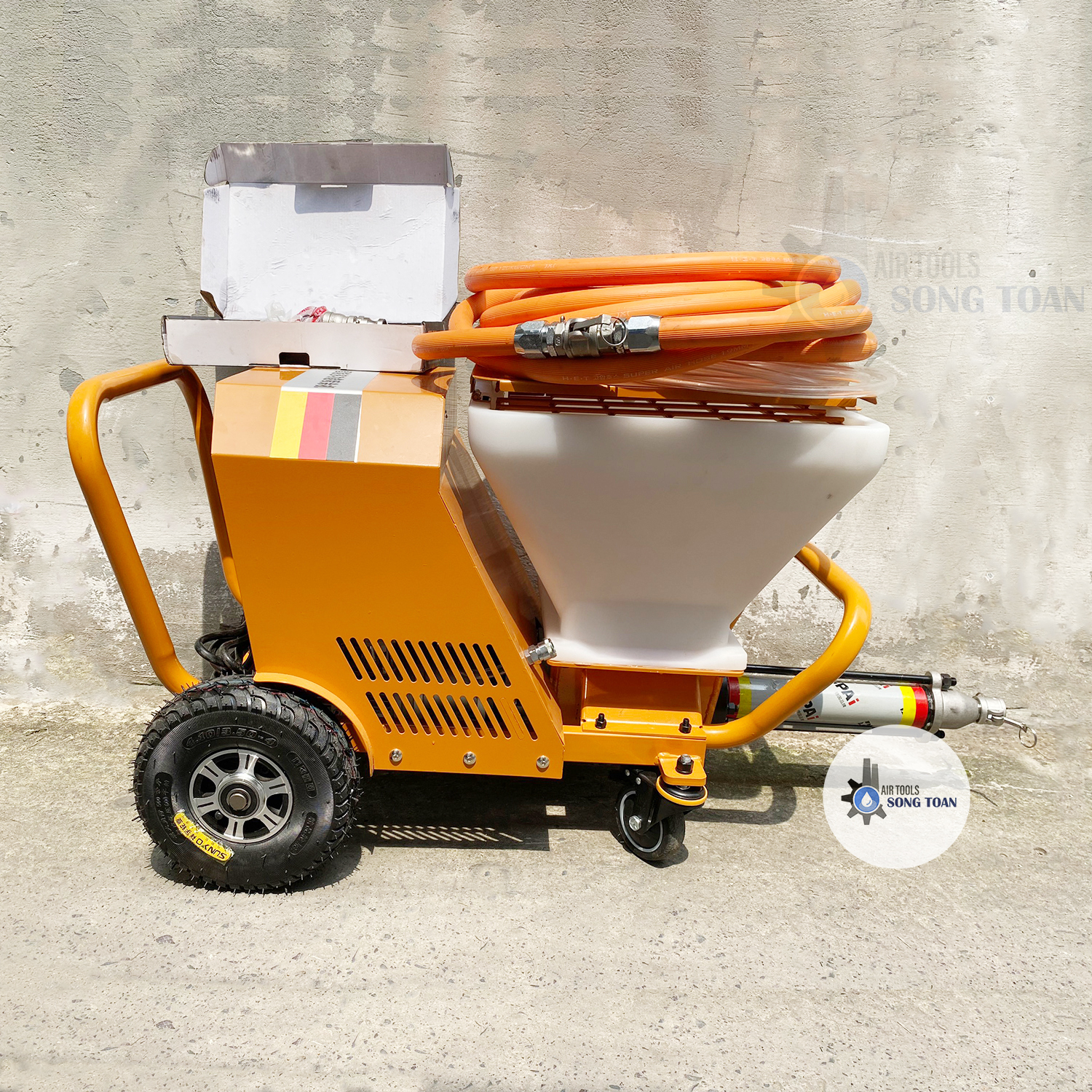 máy phun vữa chống cháy hcm