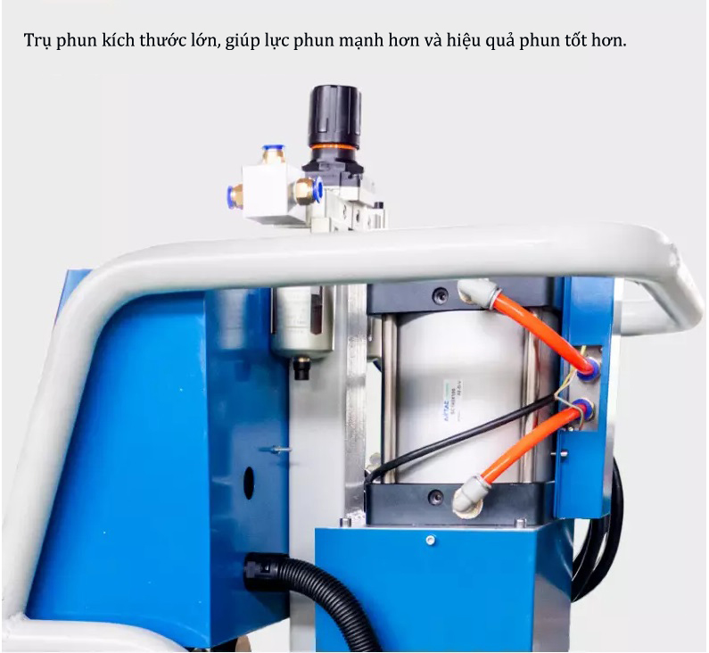 trụ phun máy phun foam