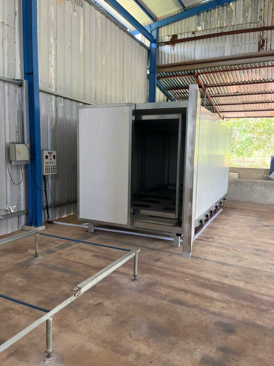 Lò sấy sơn tĩnh điện 12 bếp