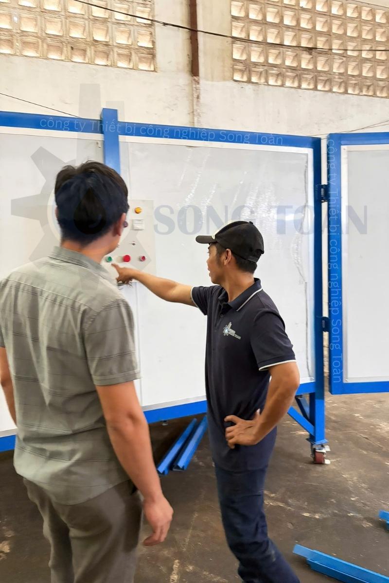 lò sấy sơn tĩnh điện điện trở