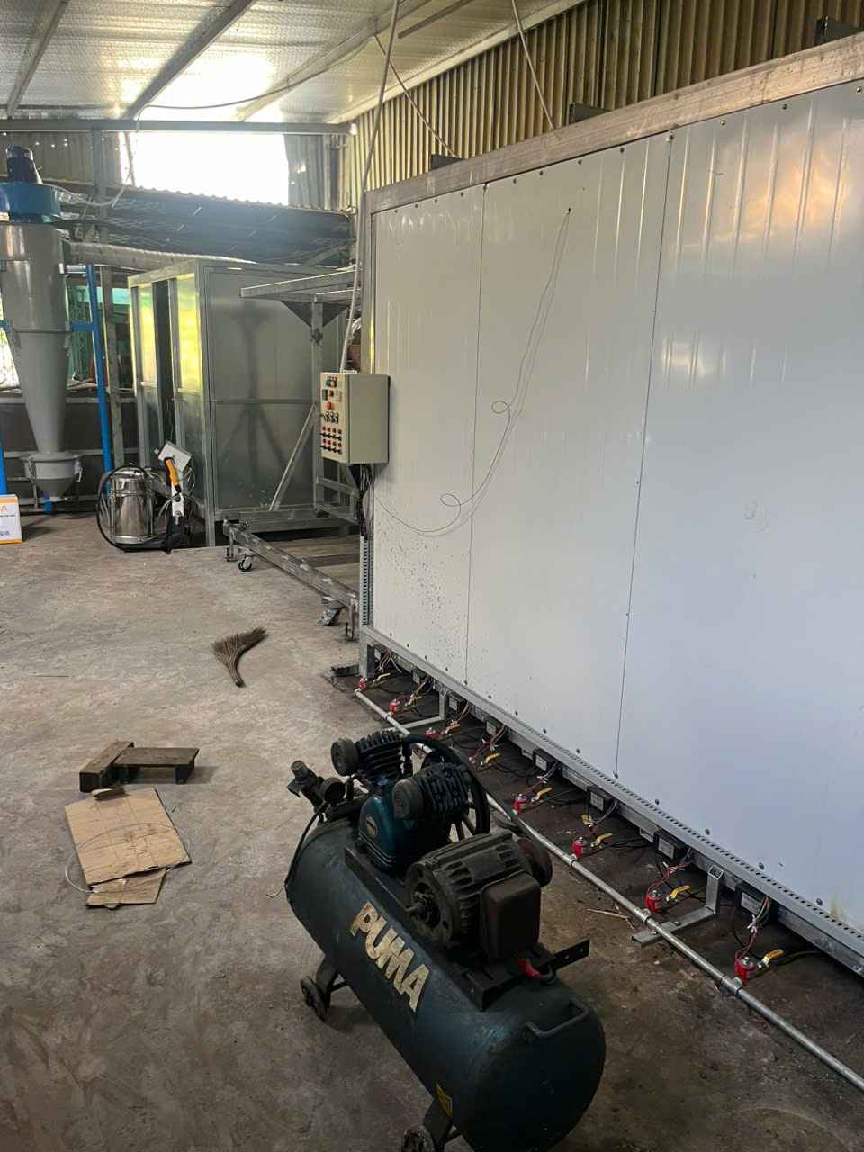 Lò sấy sơn tĩnh điện 8 bếp