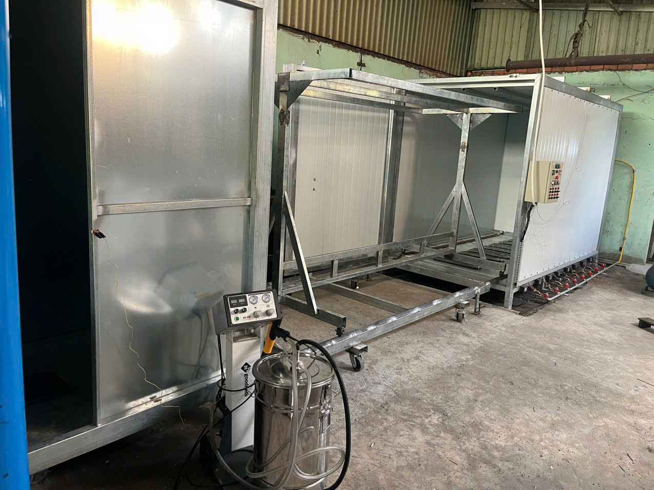 Lò sấy sơn tĩnh điện 8 bếp