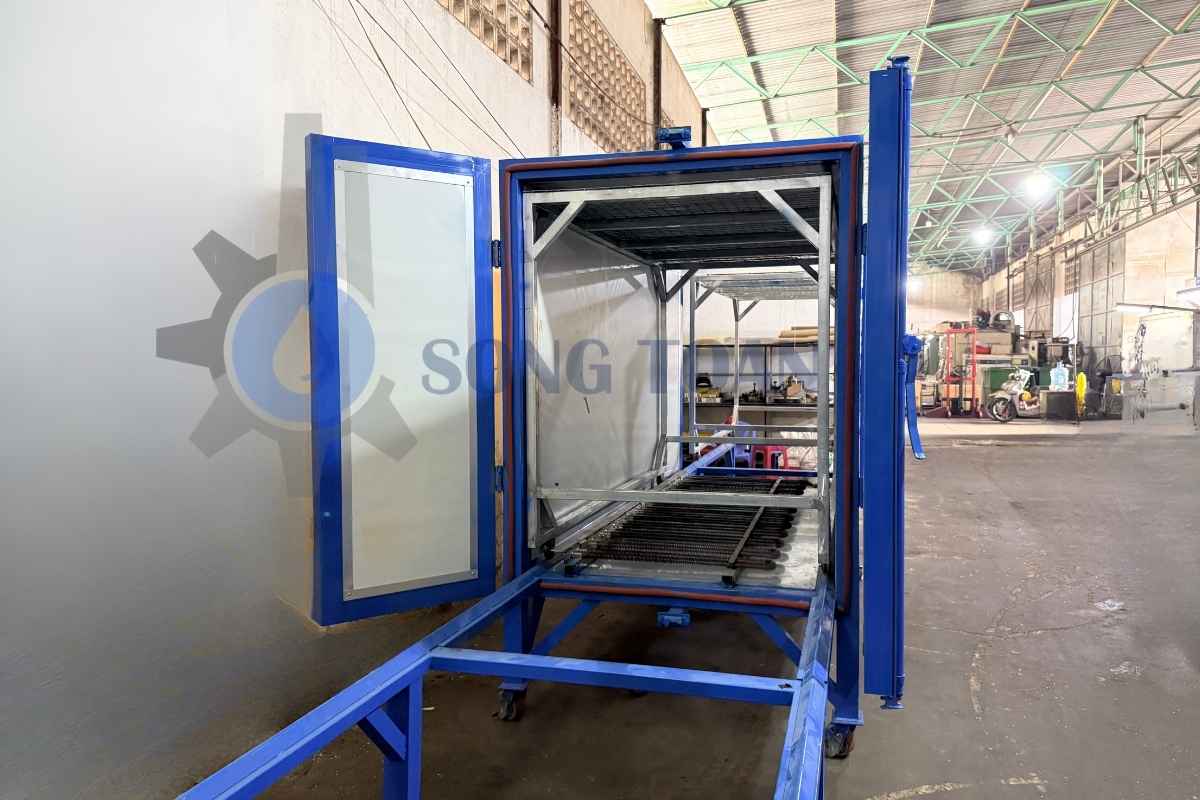 lò sấy sơn tĩnh điện điện trở