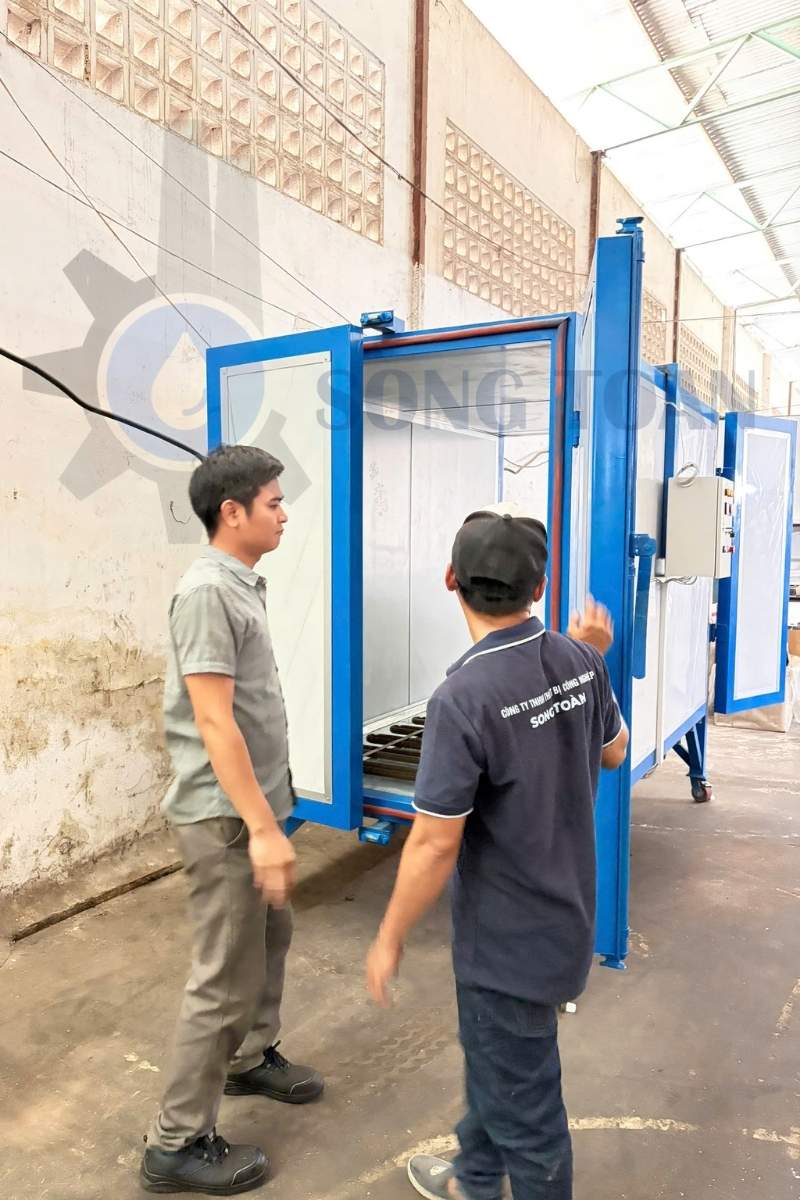 lò sấy sơn tĩnh điện điện trở