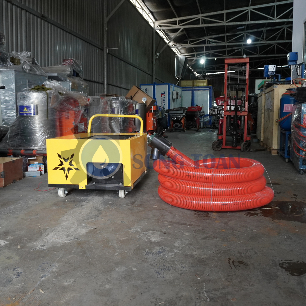 máy bơm vữa, bơm bê tông mini