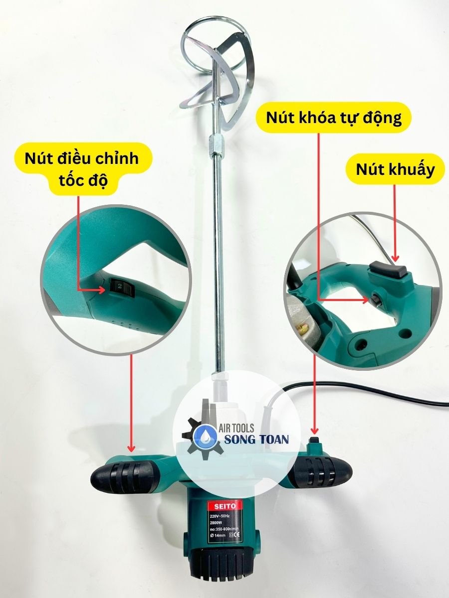 Máy khuấy cầm tay dùng điện 2800W