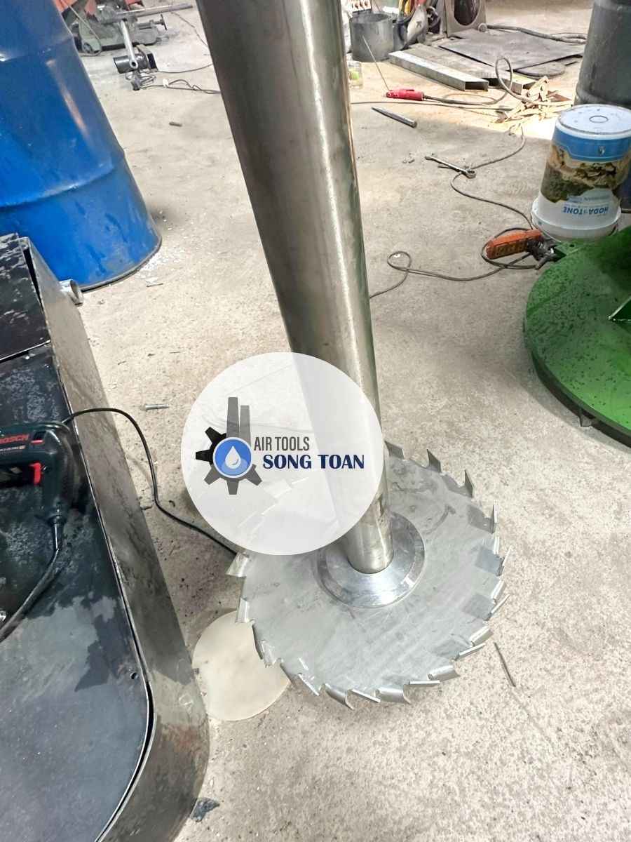 Máy khuấy trộn hóa chất công suất 60hp