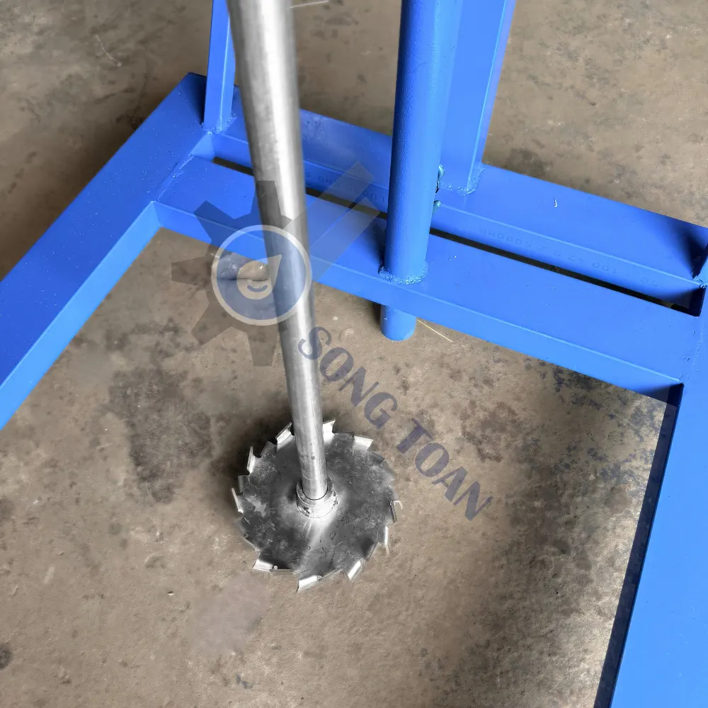 máy khuấy 3HP nâng hạ ròng rọc