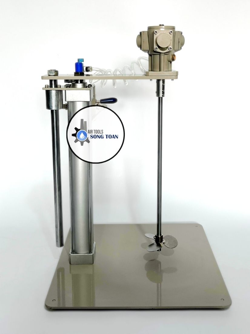 Máy khuấy sơn hóa chất nâng hạ tự động 20L ST-20A