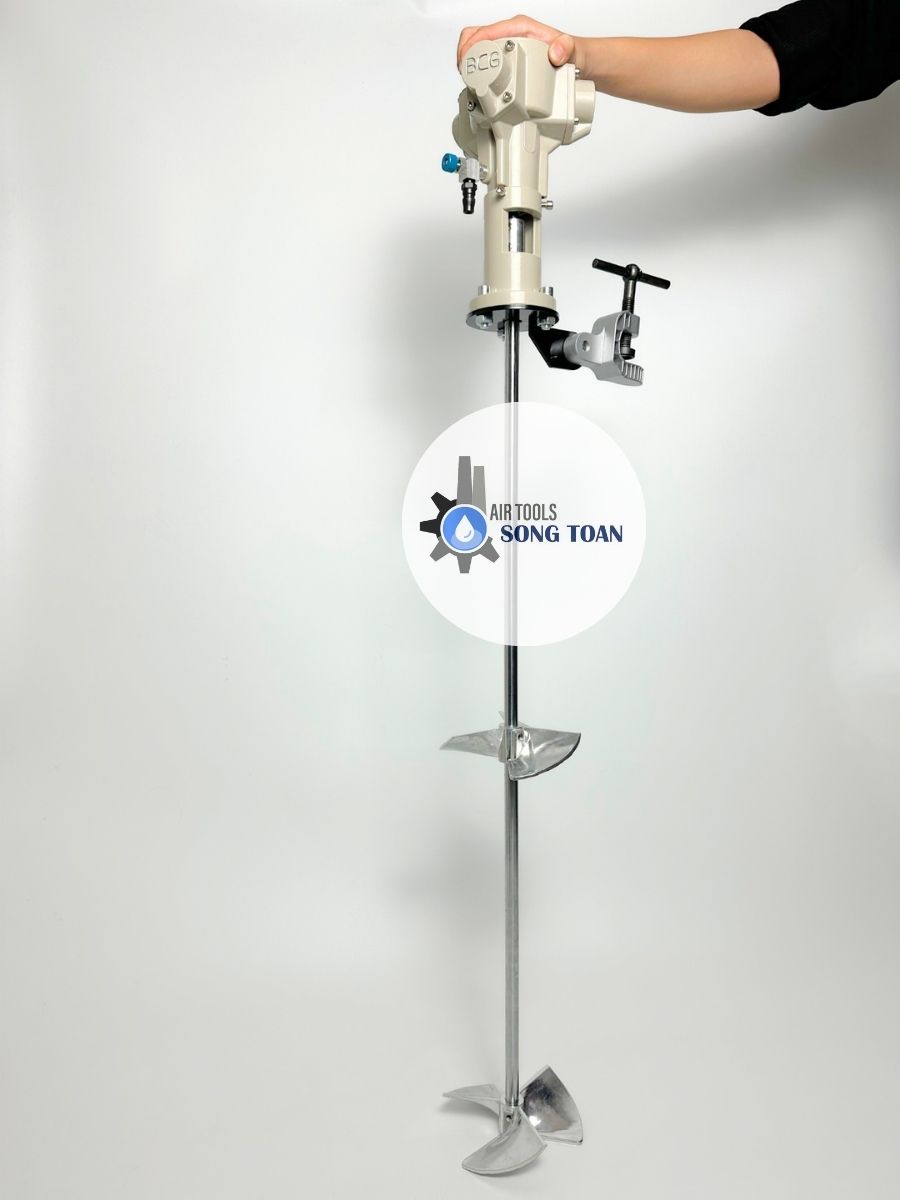 Máy khuấy sơn dùng hơi khí nén 3 piston 1/8HP
