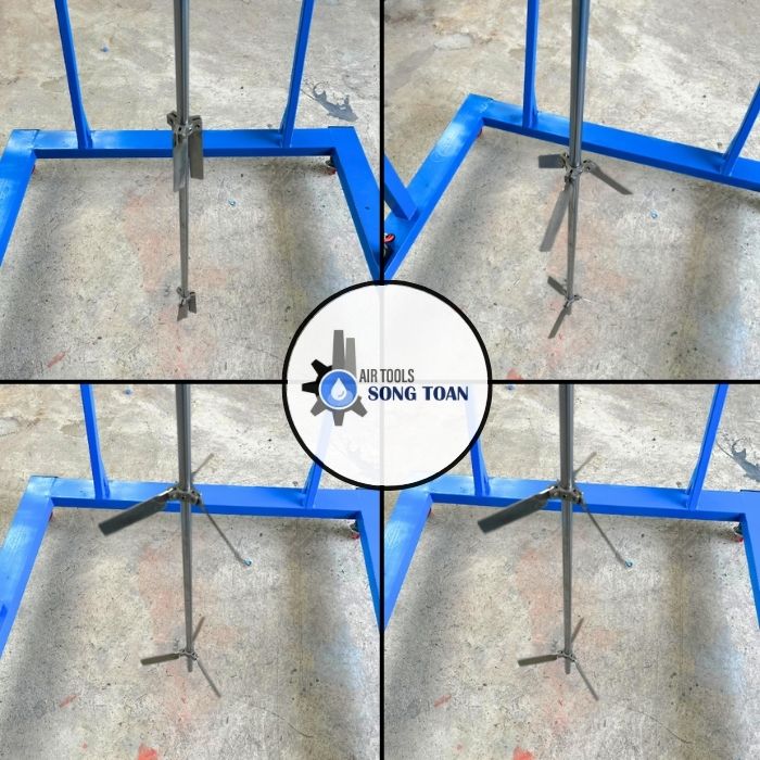 Máy khuấy trộn thùng inbc 1000 lít