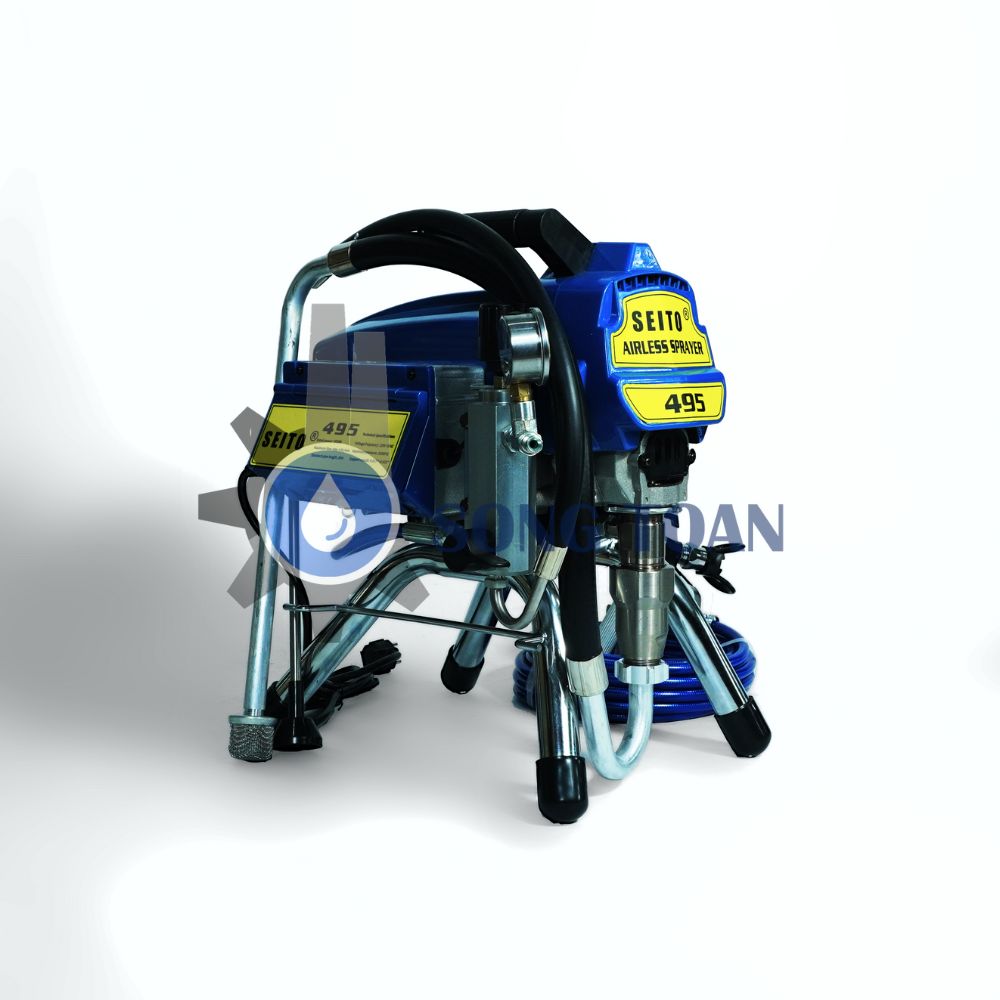 máy phun sơn dầu, sơn epoxy loãng