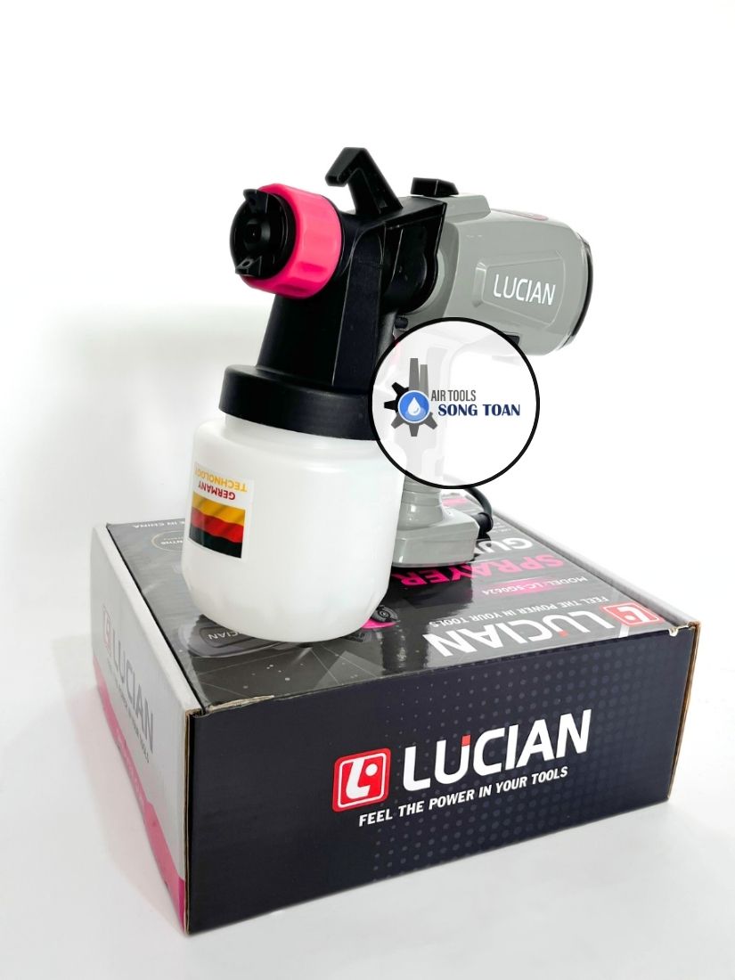 Máy phun sơn nước sơn dầu cầm tay Lucian