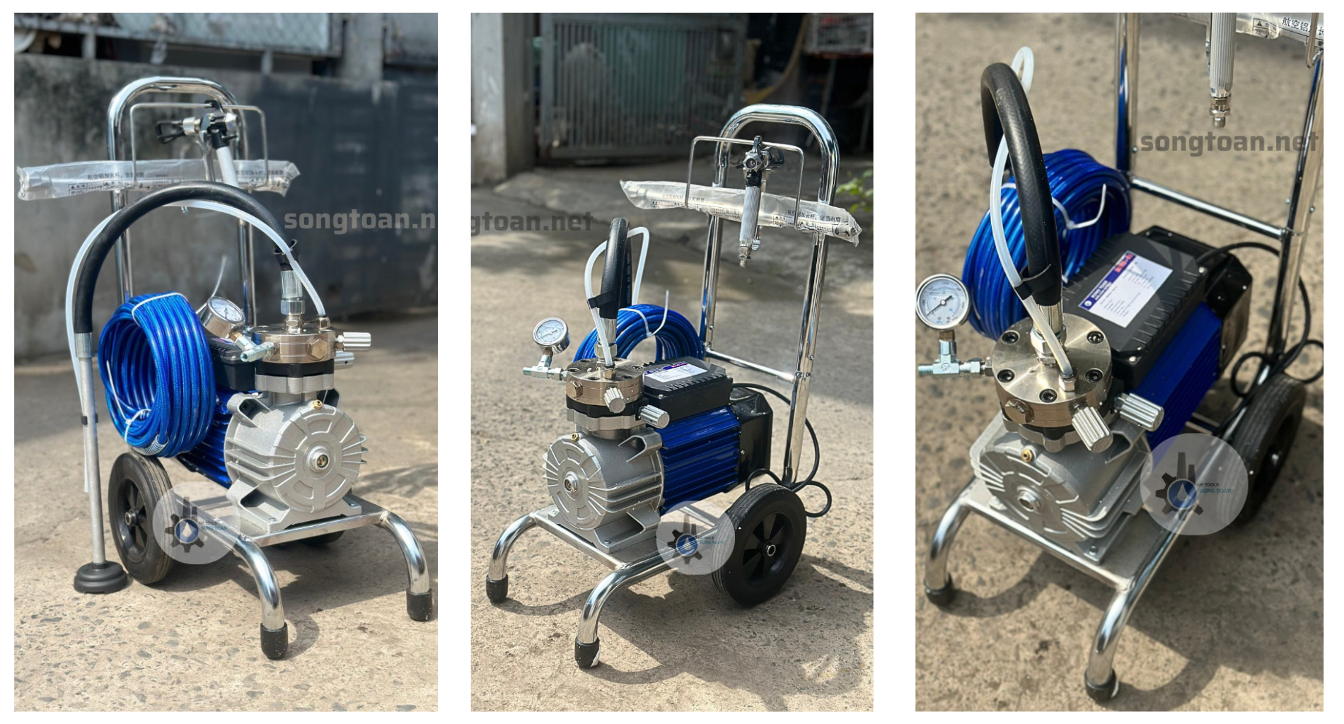 Hình ảnh thực tế máy phun sơn nước SOTO-01