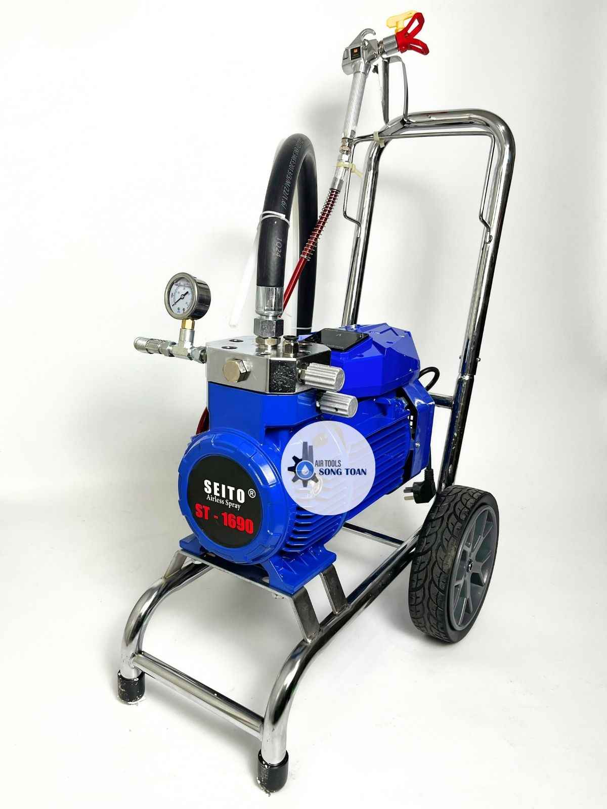 Máy phun sơn nước tường nhà, sơn dầu