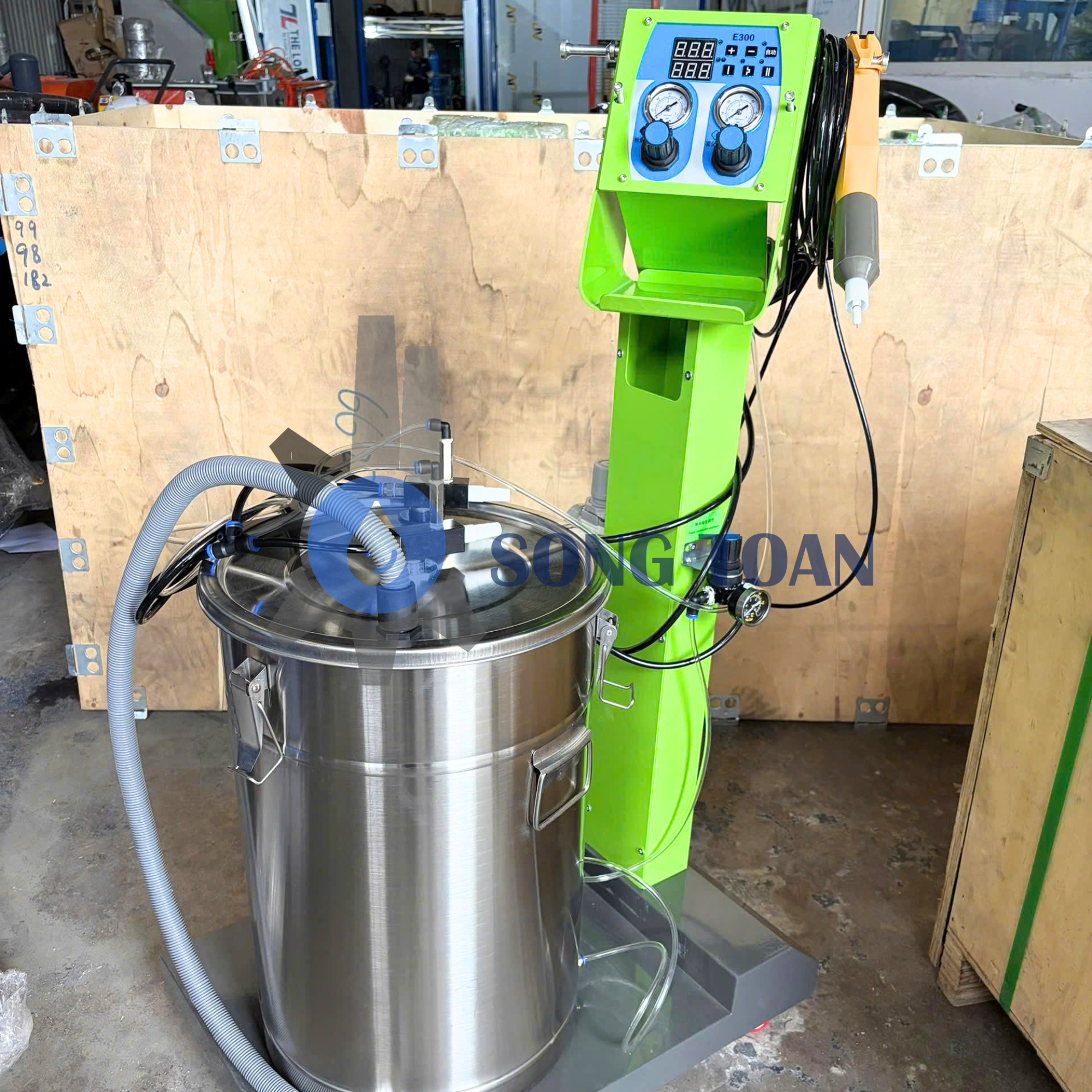 máy phun sơn tĩnh điện bột AH-E300