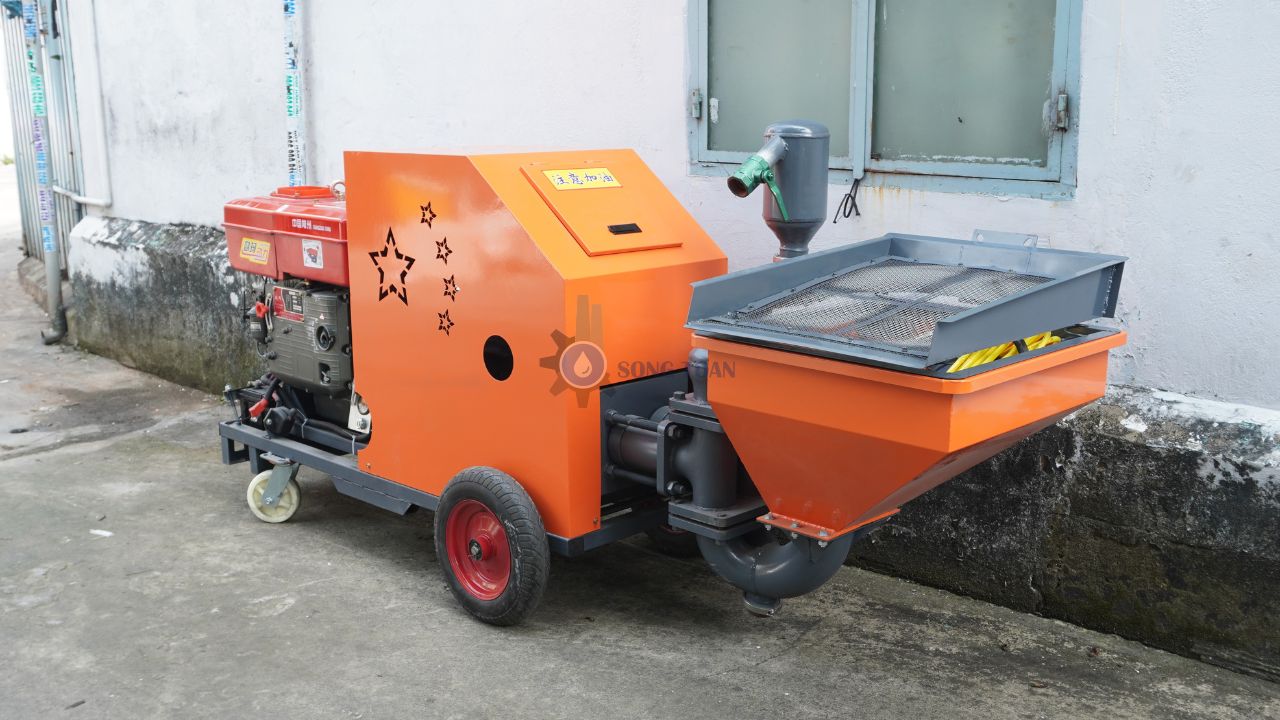 máy phun vữa trát tường