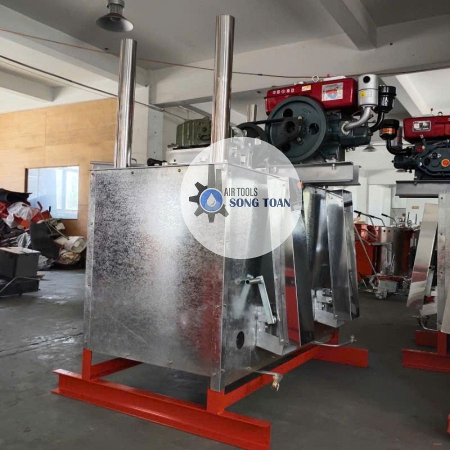 Máy nấu sơn dẻo nhiệt kẻ vạch đường