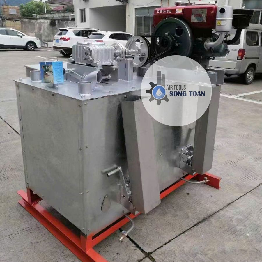 Máy nấu sơn dẻo nhiệt kẻ vạch đường