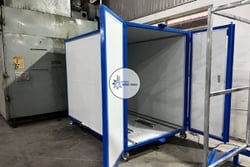 Giải pháp phun sơn tĩnh điện hoàn thiện bề mặt gối chậu