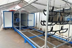 Dây chuyền sơn tĩnh điện Song Toàn – Giải pháp nâng tầm xưởng gia công chi tiết cơ khí