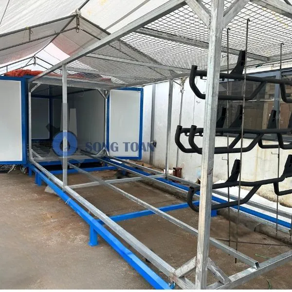 LÒ SẤY SƠN TĨNH ĐIỆN D.6M x R.2M x C.2M 12 BẾP HỒNG NGOẠI