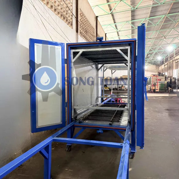 LÒ SẤY SƠN TĨNH ĐIỆN D2.5M x R1.17M x C1.5M