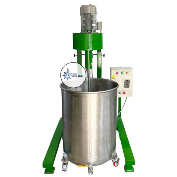 MÁY KHUẤY HÓA CHẤT 5HP KÈM BỒN KHUẤY 200 LÍT