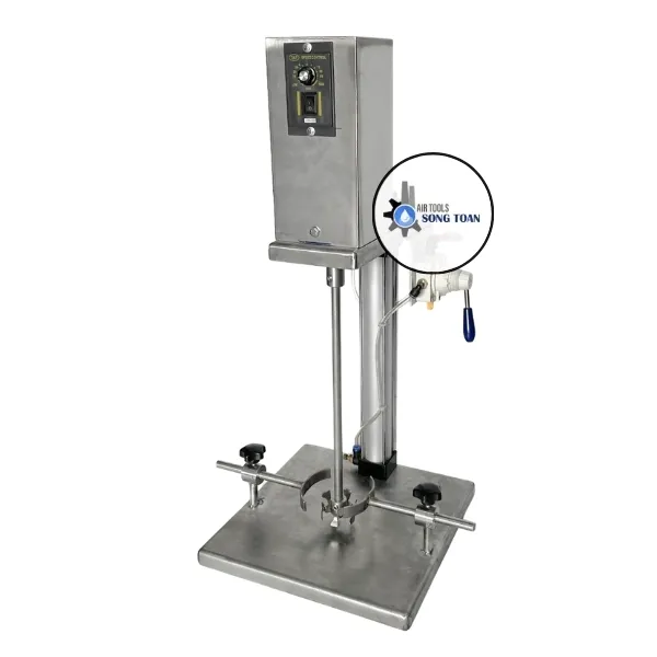 MÁY KHUẤY THÍ NGHIỆM NÂNG HẠ TỰ ĐỘNG THÂN INOX