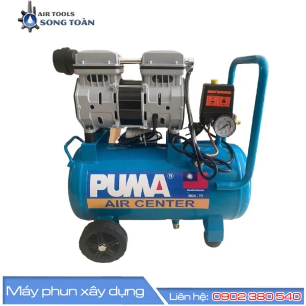 MÁY NÉN KHÍ GIẢM ÂM KHÔNG DẦU PUMA 1HP- 30 LÍT GT-1047