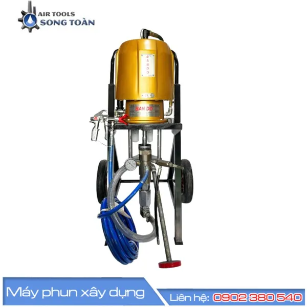 MÁY PHUN SƠN EPOXY CHỐNG CHÁY CHO KÈO THÉP BANDO 73.1