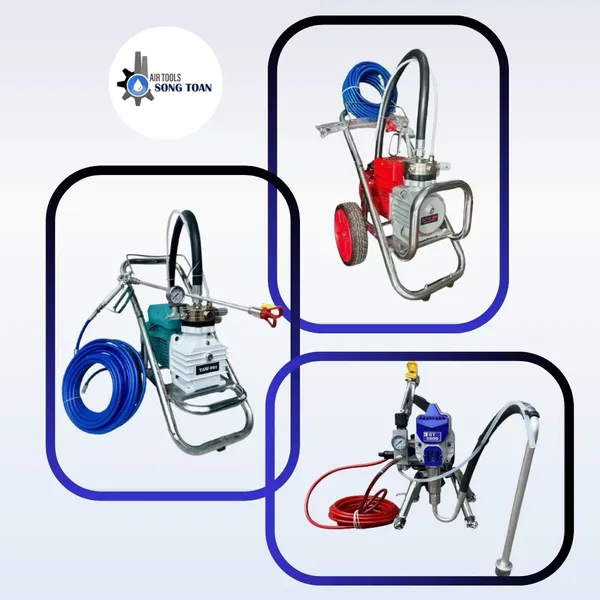 MÁY PHUN SƠN NƯỚC, TƯỜNG NHÀ